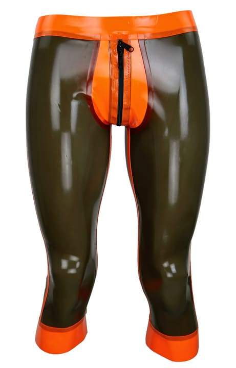 Latex ¾ Pants CONTRAST POUCH